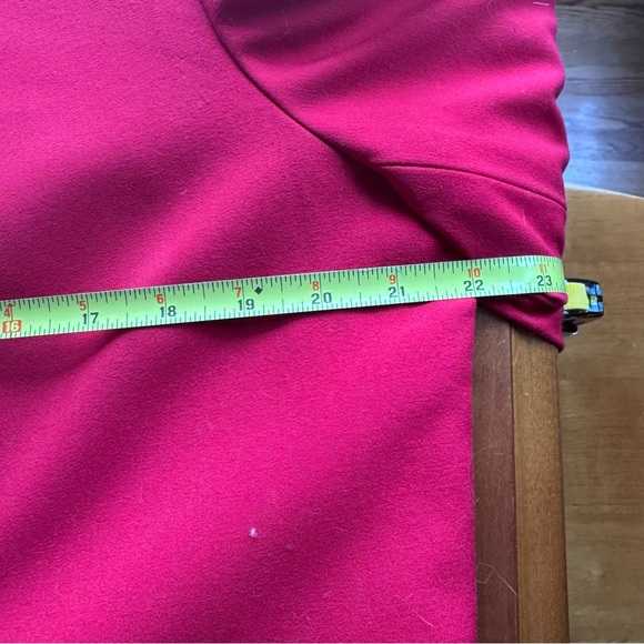 Tahari Arthur S. Levine red blazer jacket with three-quarter sleeves size 16 - Picture 8 of 10